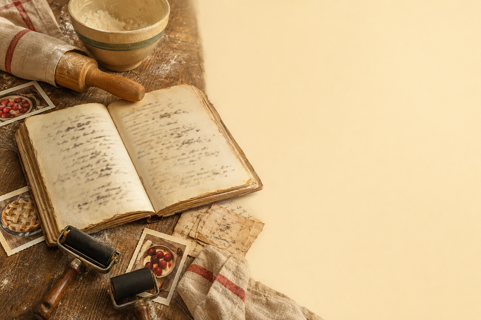 Макет семейной книги из двадцати домашних рецептов